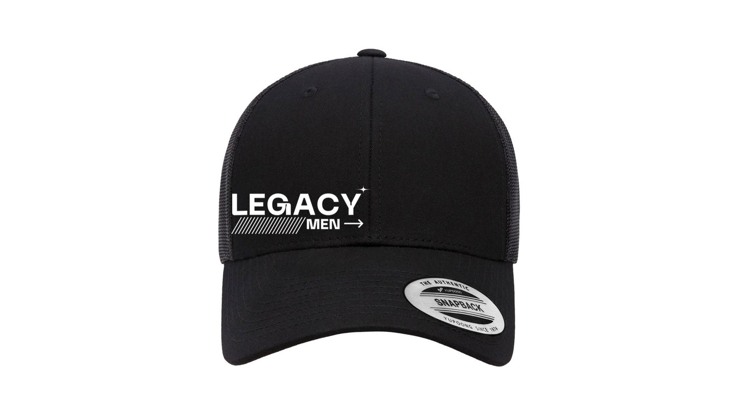 Legacy Men's Hat - Black Arrow Left