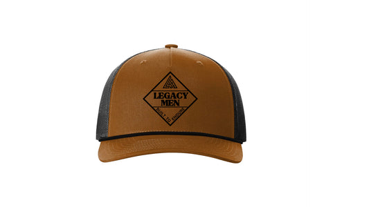 Legacy Men's Hat - Brown/ Black Diamond